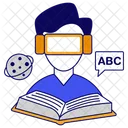 Vr Education Vr Learning Student Icon