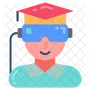 Vr En Educacion Realidad Virtual Educacion Virtual Icono