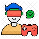 Vr Gaming Video Game Gamer Icon