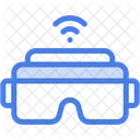 Vr Glasses Wireless Connection Electronics Icon