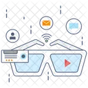 Vr Glasses Vr Shades Virtual Technology Icon