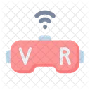 Virtual Glasses Reality Icon