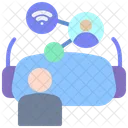 Vr Glasses Network Connection Icon