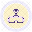 Vr Glasses Line Icon Icon