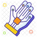 Exoskeleton Wired Gloves Technology Gloves Icon