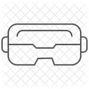 Vr Goggles Thinline Icon Icon