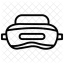 VR Headset Liniensymbol Icon