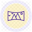 Vr Helmet Line Icon Icon