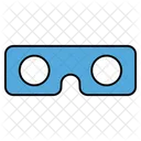 VR Headset Kopfbedeckungen VR Brille Symbol