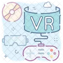 VR Spiele VR Technologie Virtuelle Realitat Symbol