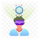 Vr Technology Immersion Simulation Icon