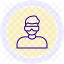 Vr User Line Icon Icon