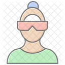 Vr User Lineal Color Icon Icon