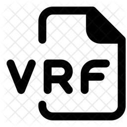 Vrf File Icon - Download in Glyph Style