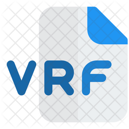 Vrf File Icon - Download in Flat Style