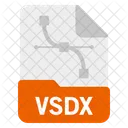 Vsdx 파일 형식 아이콘