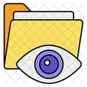 Vue De Dossier Vue Vision Icon