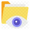 Vue De Dossier Vue Vision Icon