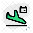 Vuelo de llegada programado  Icono