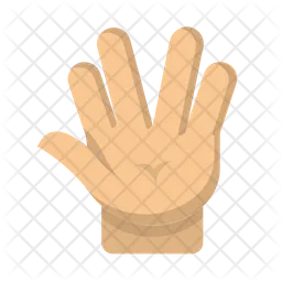 Vulcan salute  Icon