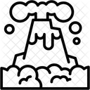 Vulcao Desastre Erupcao Ícone