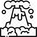 Vulcao Desastre Erupcao Ícone