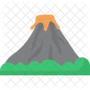 Vulcao Erupcao Vulcanica Fluxo De Lava Ícone