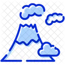 Vulkan Wolken Ausbruch Icon