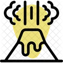 Vulkanausbruch Symbol