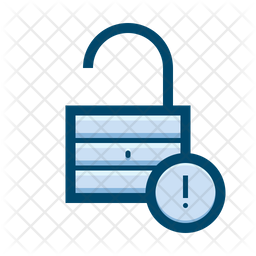 Vulnerability Icon - Download in Colored Outline Style