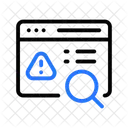 Warning Security Scan Icon