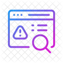Warning Security Scan Icon
