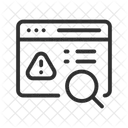 Warning Security Scan Icon