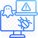 Vulnerability Laptop Internet Icon