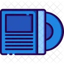 Vynil Musical Instrument Audio Player Icon
