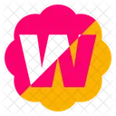 W Alphabet Buchstabe Icon