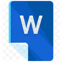 W File Format Icon