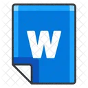 W File Extension Icon