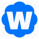 W Alphabet Letter Icon