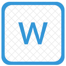 W letter  Icon