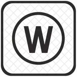 W-Taste  Symbol