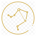 Sternmuster Waage  Symbol