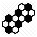 Bienenwabe, Propolis, Honig, Biene, Honigbiene, Hexagon Bienenwabe, Sechseck, Polygon, Bienenstock  Symbol