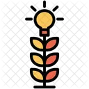 Kreative Idee Pflanze Idee Pflanze Symbol