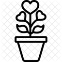 Wachstum Liebe Beziehung Symbol