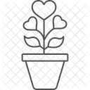 Wachstum Liebe Beziehung Symbol