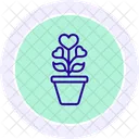 Wachsende Liebe Symbol