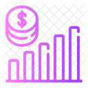 Wachstum Dollar Diagramm Symbol