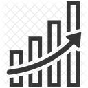 Analytik Diagramm Wachstum Symbol