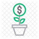 Wachstum Dollar Marketing Symbol